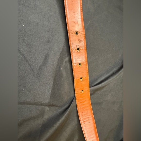 Louis Vuitton EPI Leather Cognac Brown Gold Buckle Belt - Picture 10 of 16